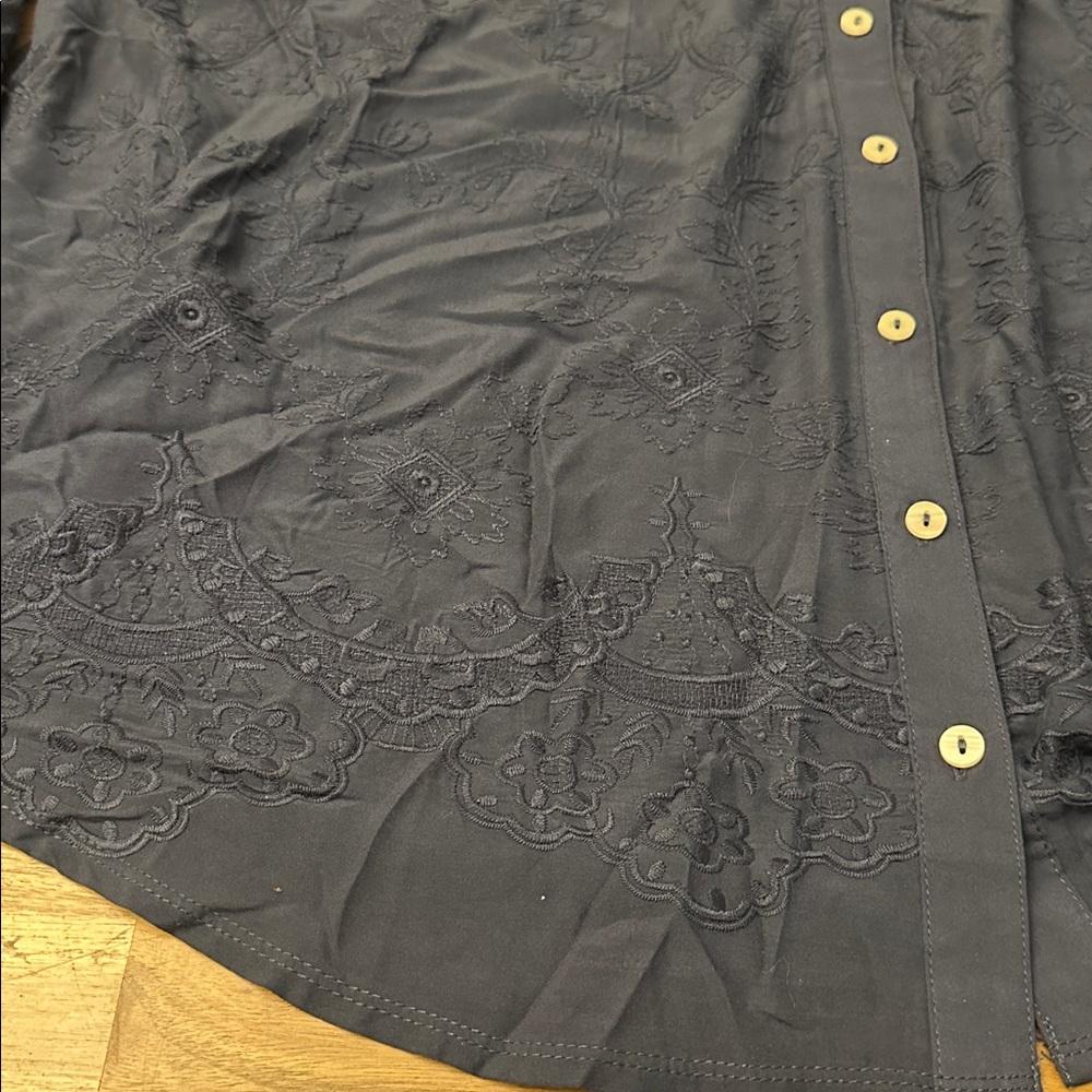 Democracy Button Down Rayon Blouse - image 7